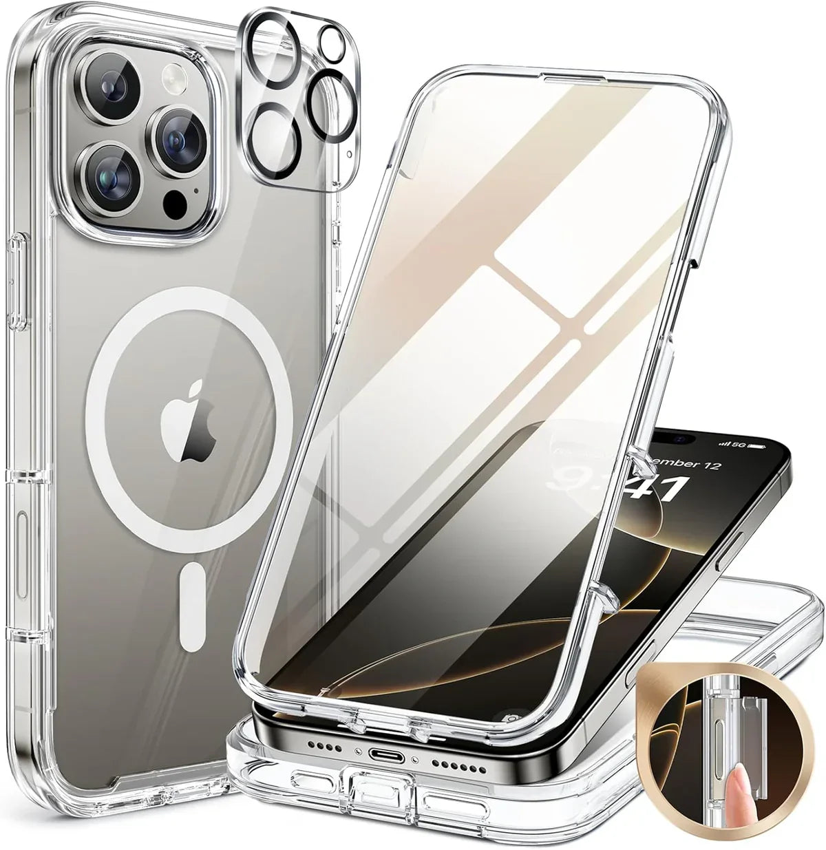 iPhone 16 Pro Series 360° Protection Case