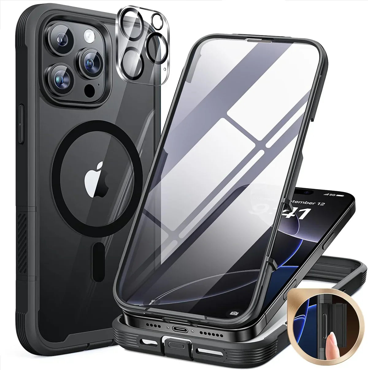 iPhone 16 Pro Series 360° Protection Case